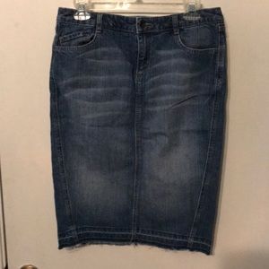 a.n.a. Denim Skirt
